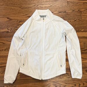 Athleta Women's White windbreaker Jacket